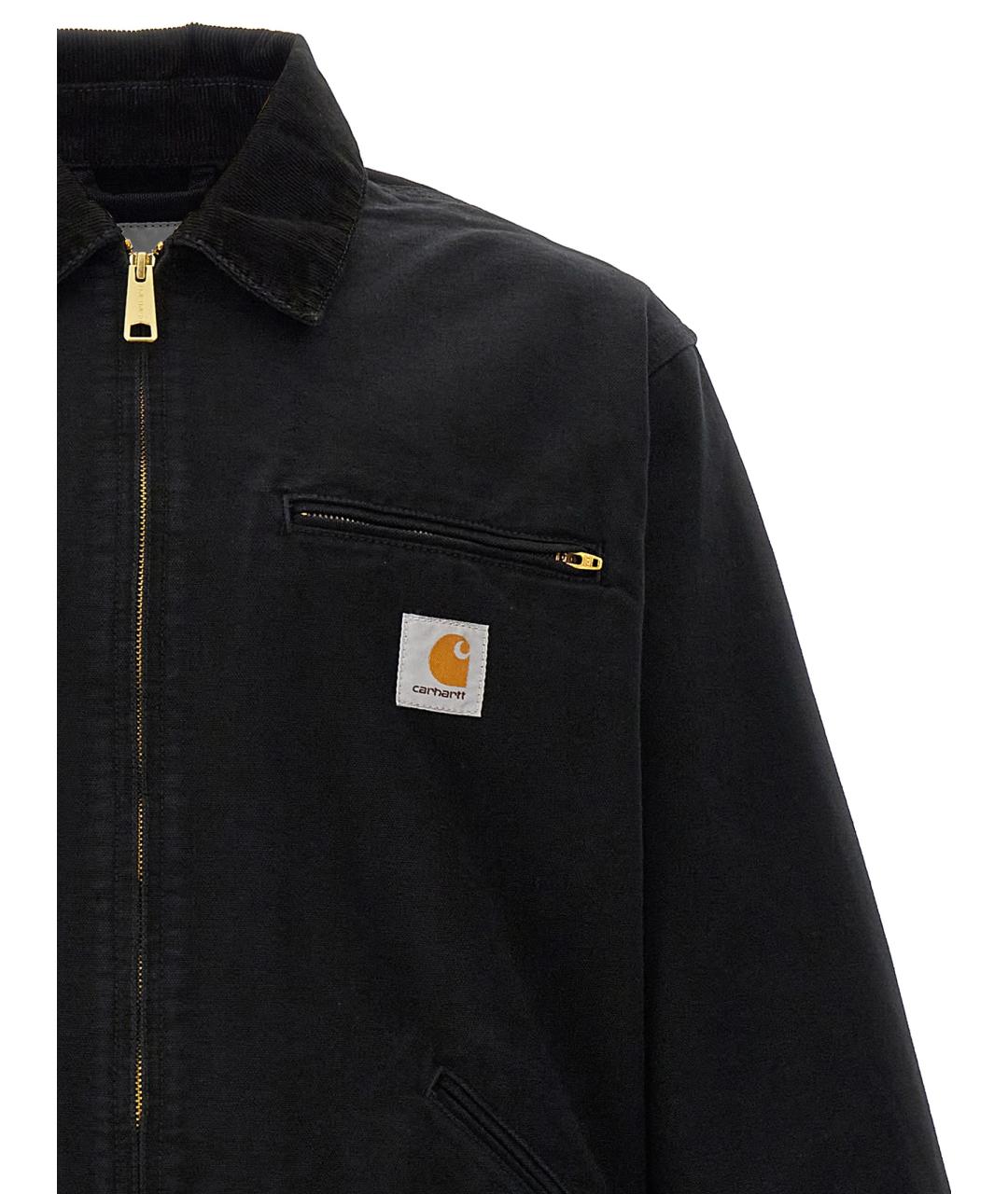 CARHARTT WIP Черная хлопковая куртка, фото 3