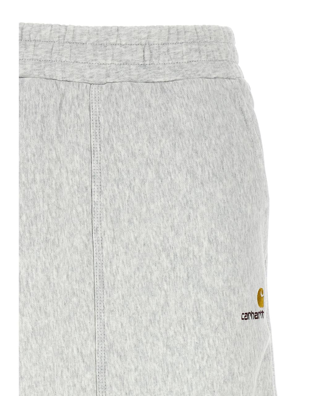 CARHARTT WIP Серая хлопковая юбка миди, фото 4