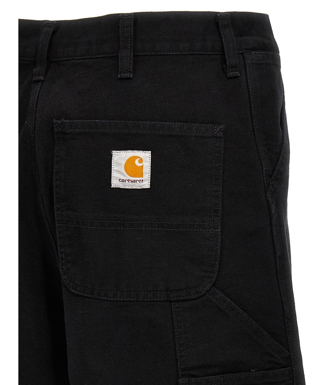 CARHARTT WIP Черные хлопковые шорты, фото 4