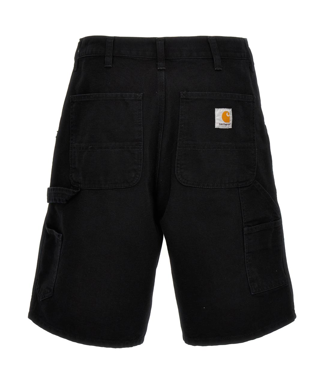 CARHARTT WIP Черные хлопковые шорты, фото 2