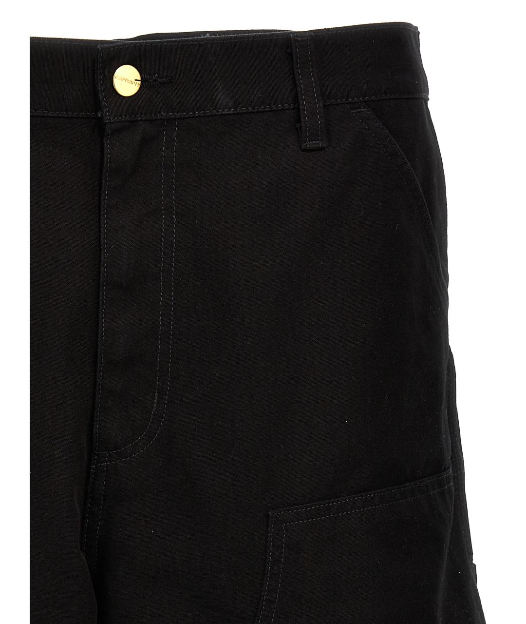 CARHARTT WIP Черные хлопковые шорты, фото 3
