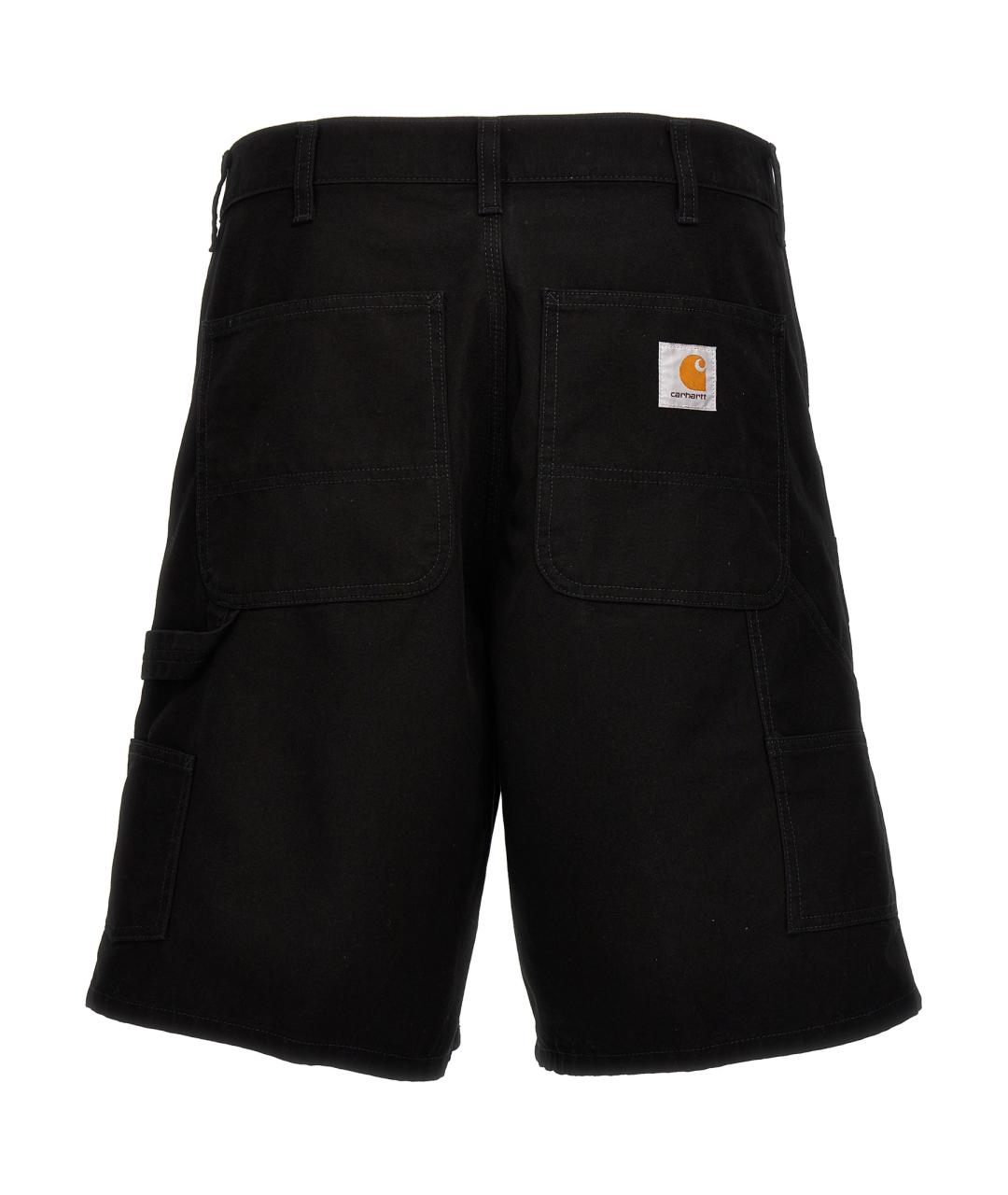 CARHARTT WIP Черные хлопковые шорты, фото 2