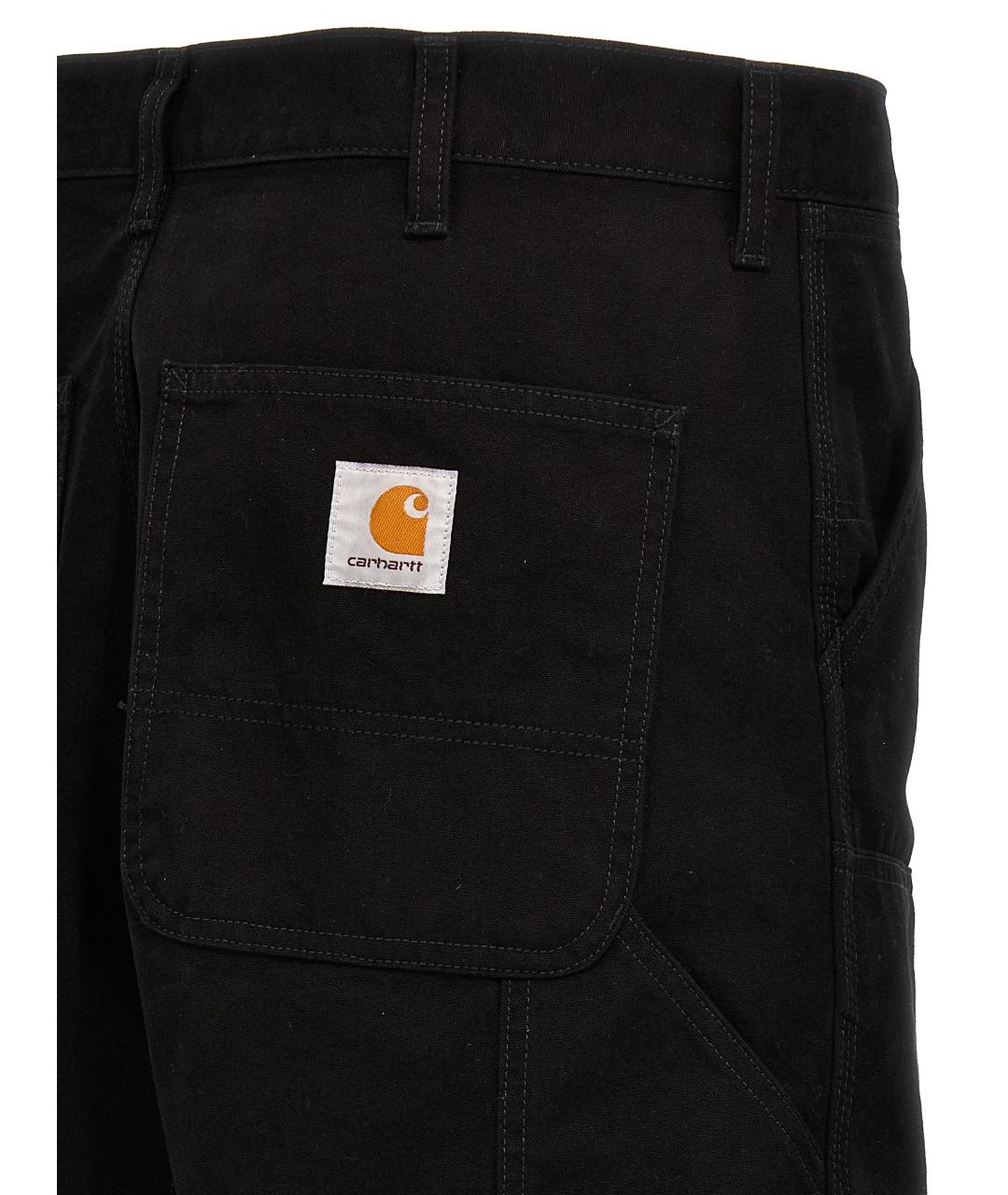 CARHARTT WIP Черные хлопковые шорты, фото 4