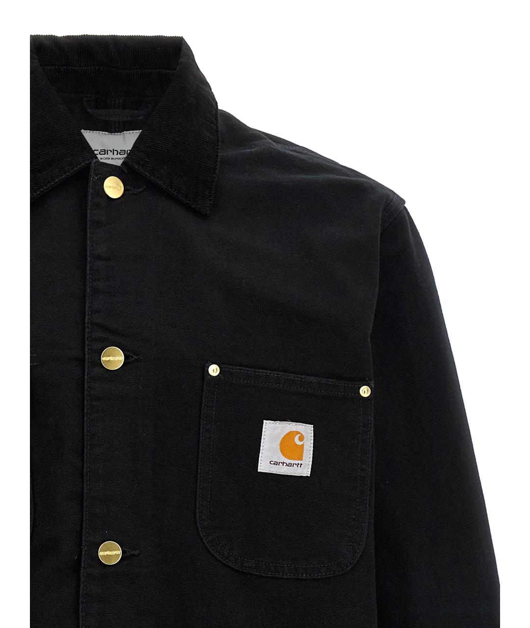CARHARTT WIP Черная хлопковая куртка, фото 3