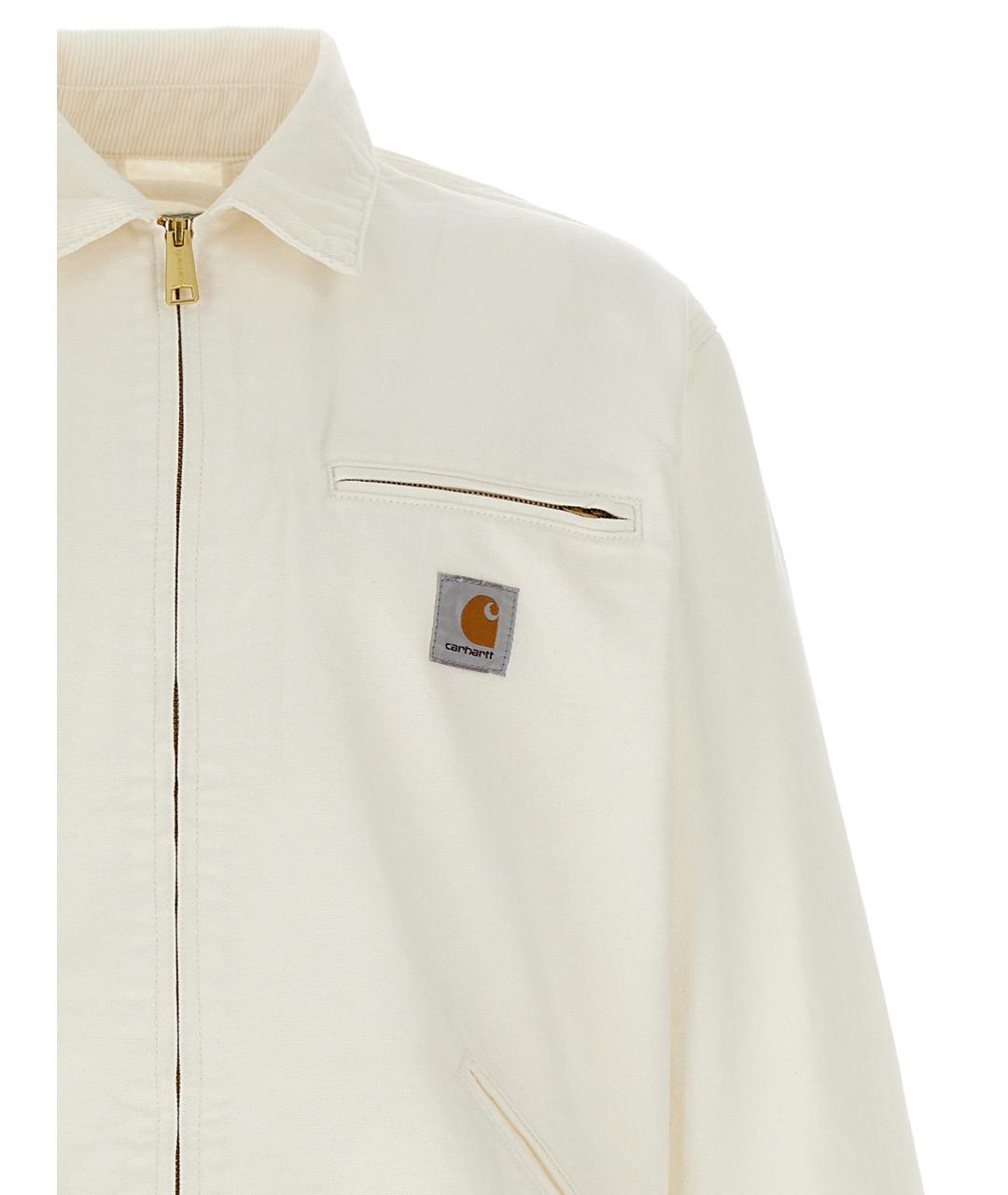CARHARTT WIP Белая хлопковая куртка, фото 3
