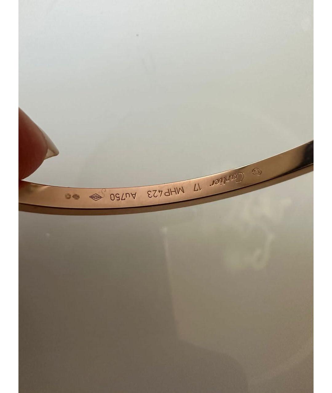 CARTIER Золотой браслет из розового золота, фото 4