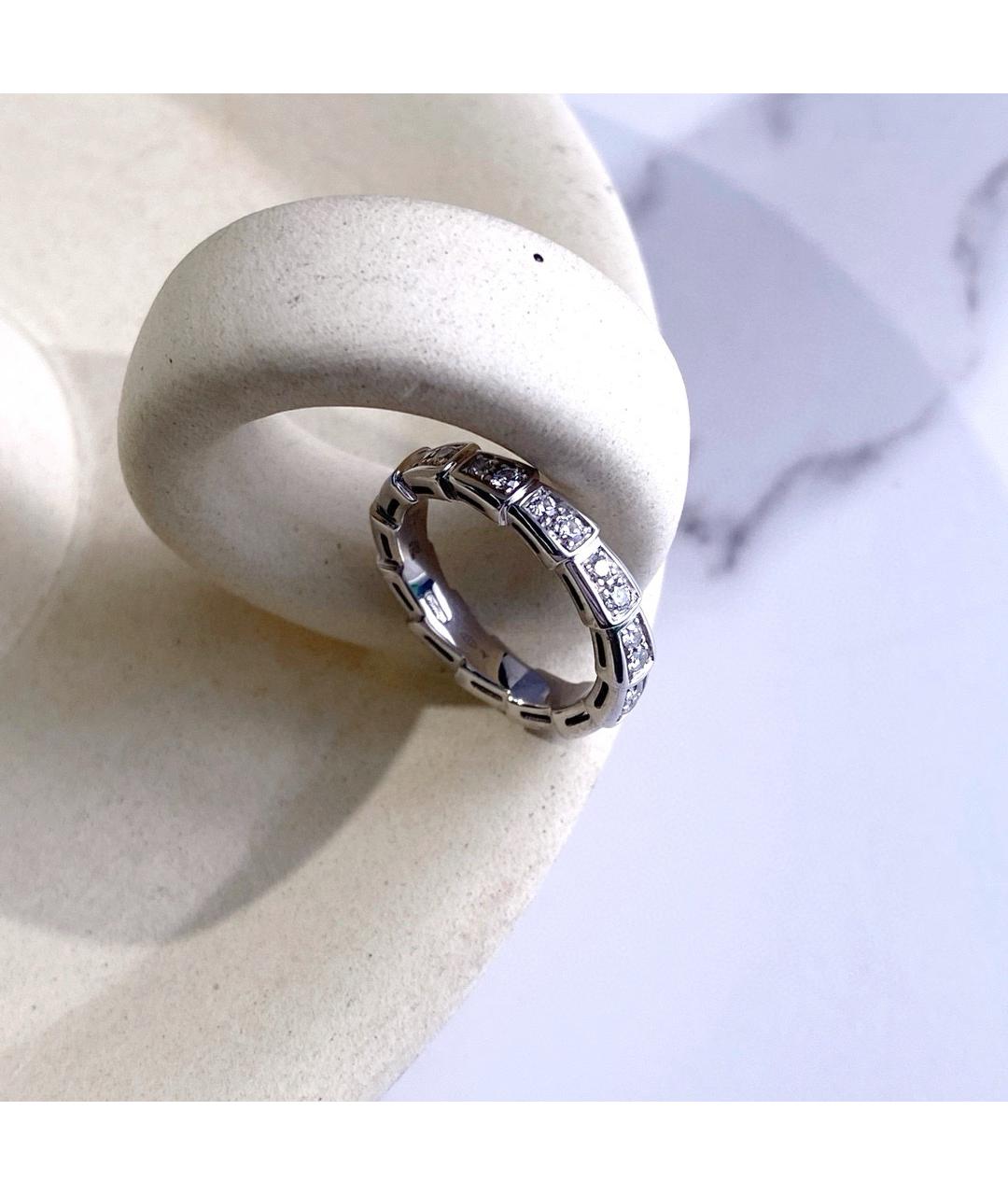 BVLGARI Белое кольцо из белого золота, фото 5