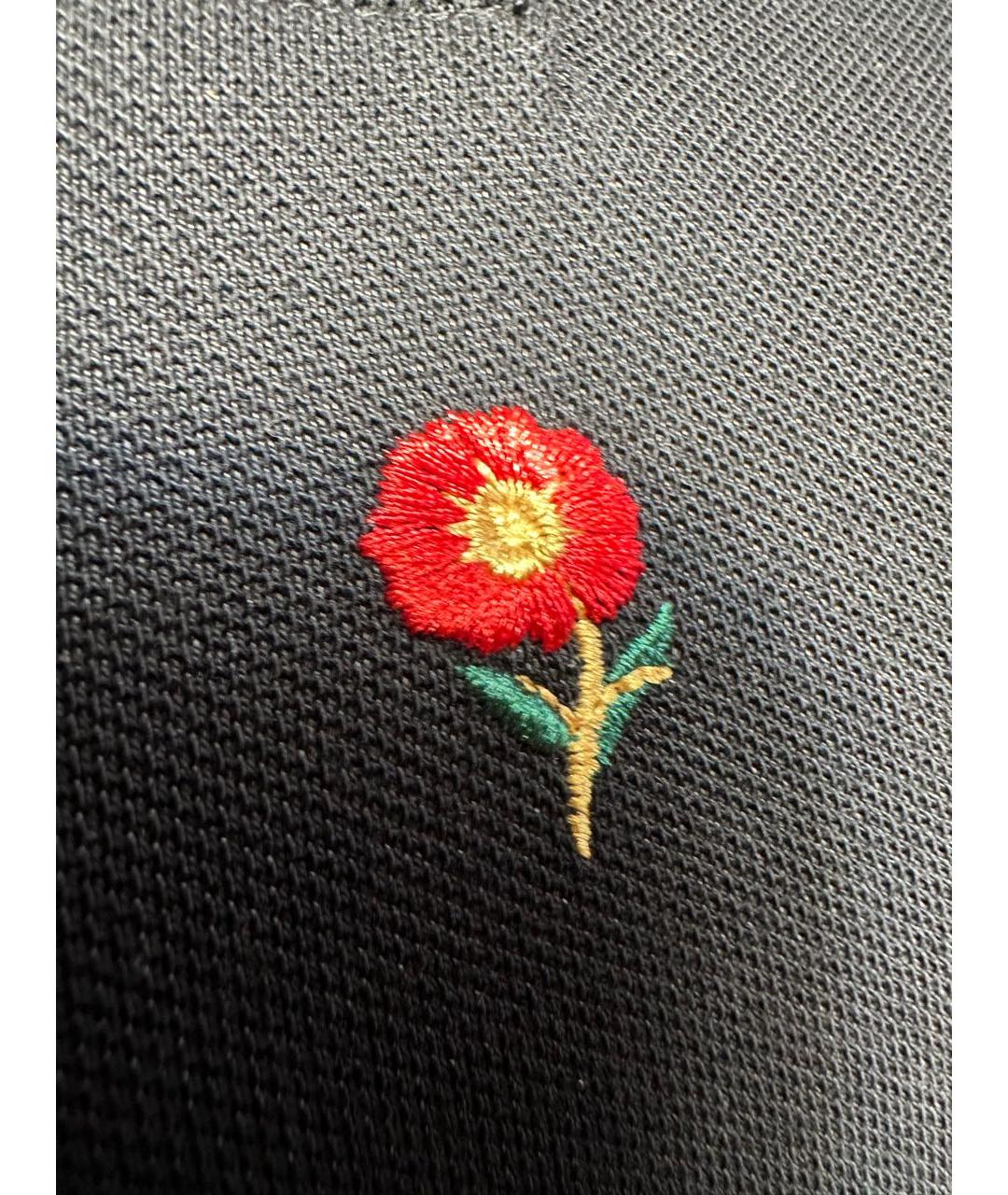 GUCCI Черная хлопковая футболка, фото 4