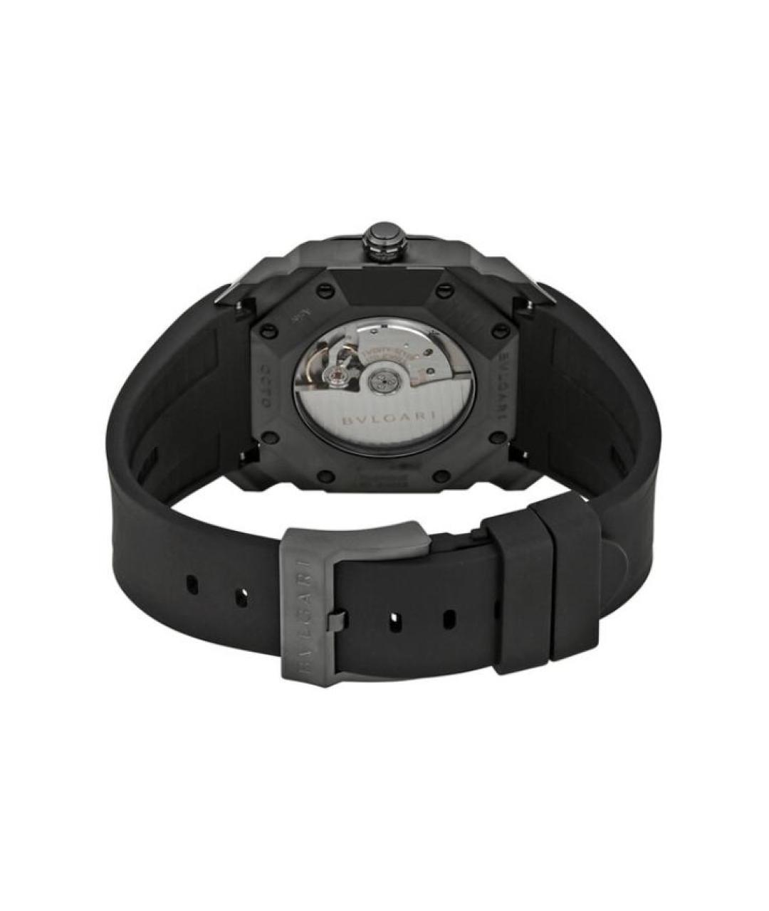 BVLGARI Черные часы, фото 4