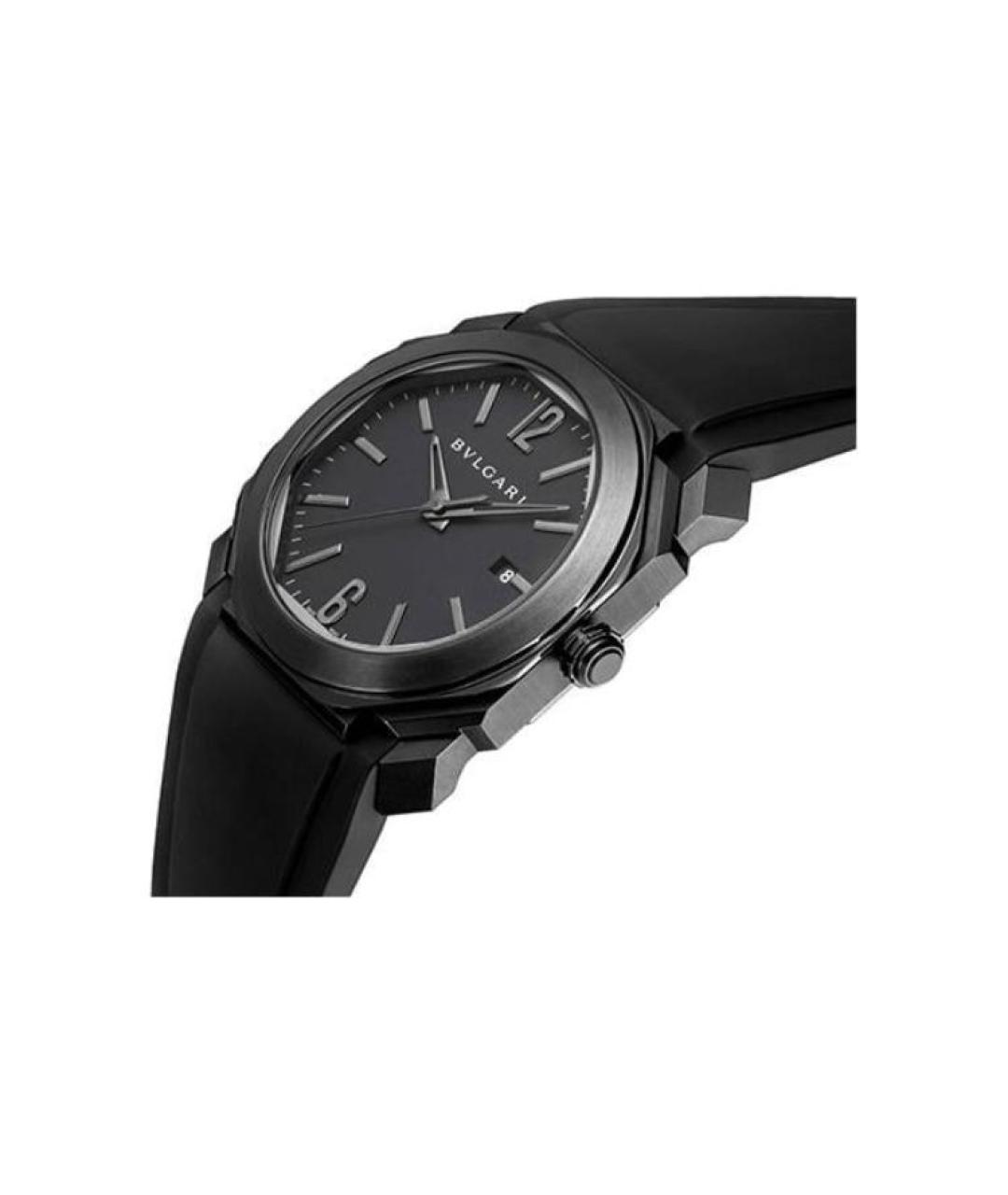 BVLGARI Черные часы, фото 2