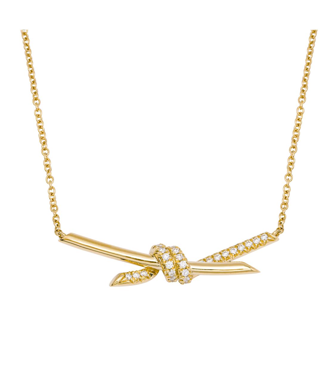 TIFFANY&CO Золотая подвеска из желтого золота, фото 2