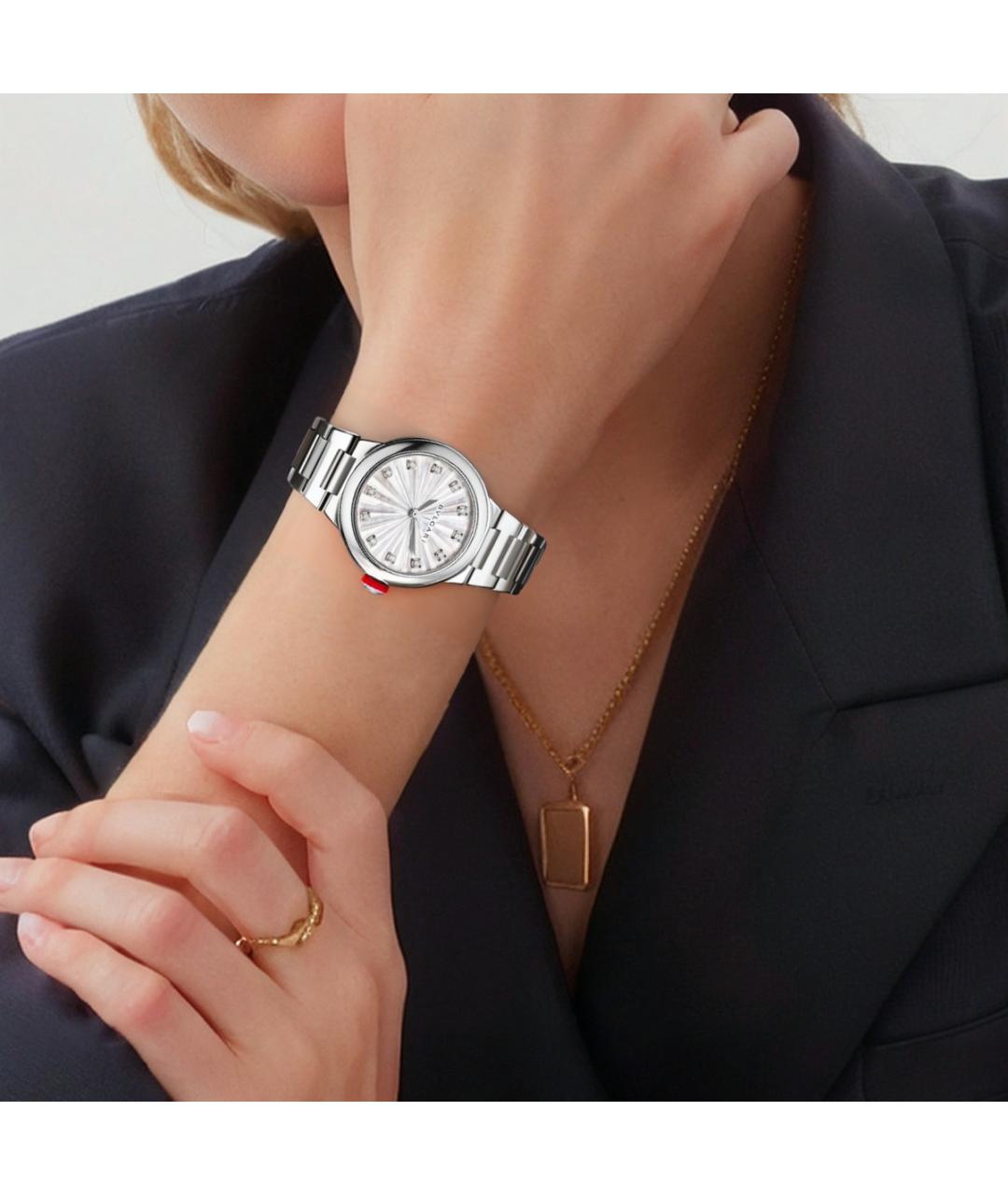 BVLGARI Белые часы, фото 3