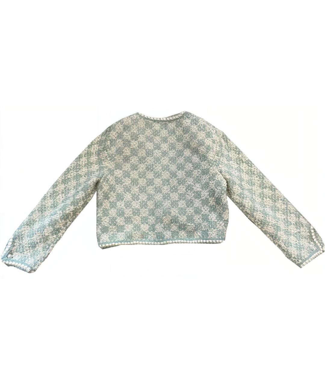 CHANEL Зеленый кардиган, фото 2