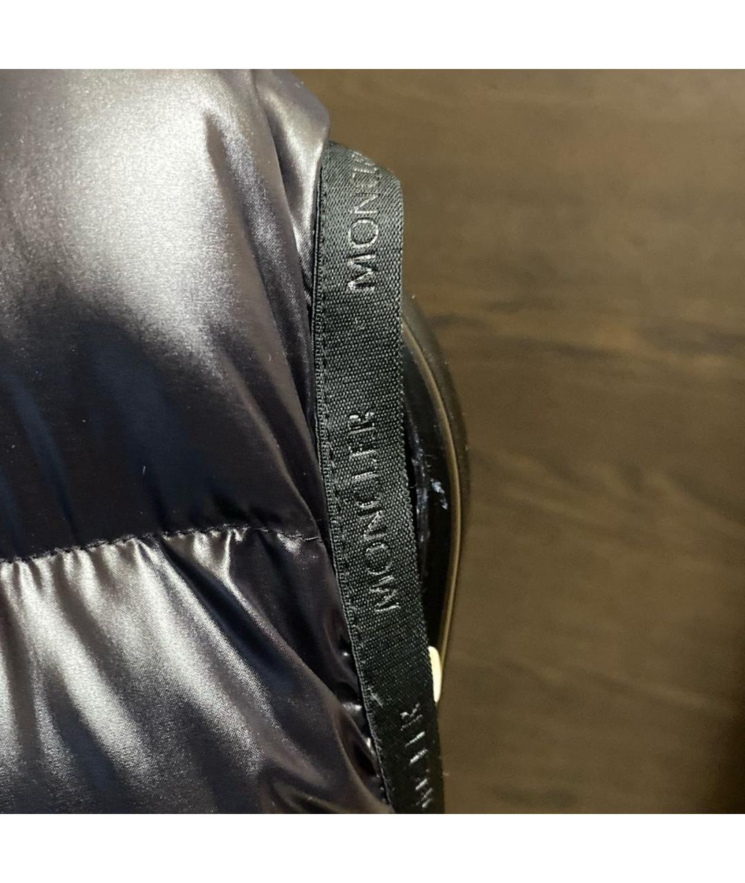 MONCLER Черный жилет, фото 5