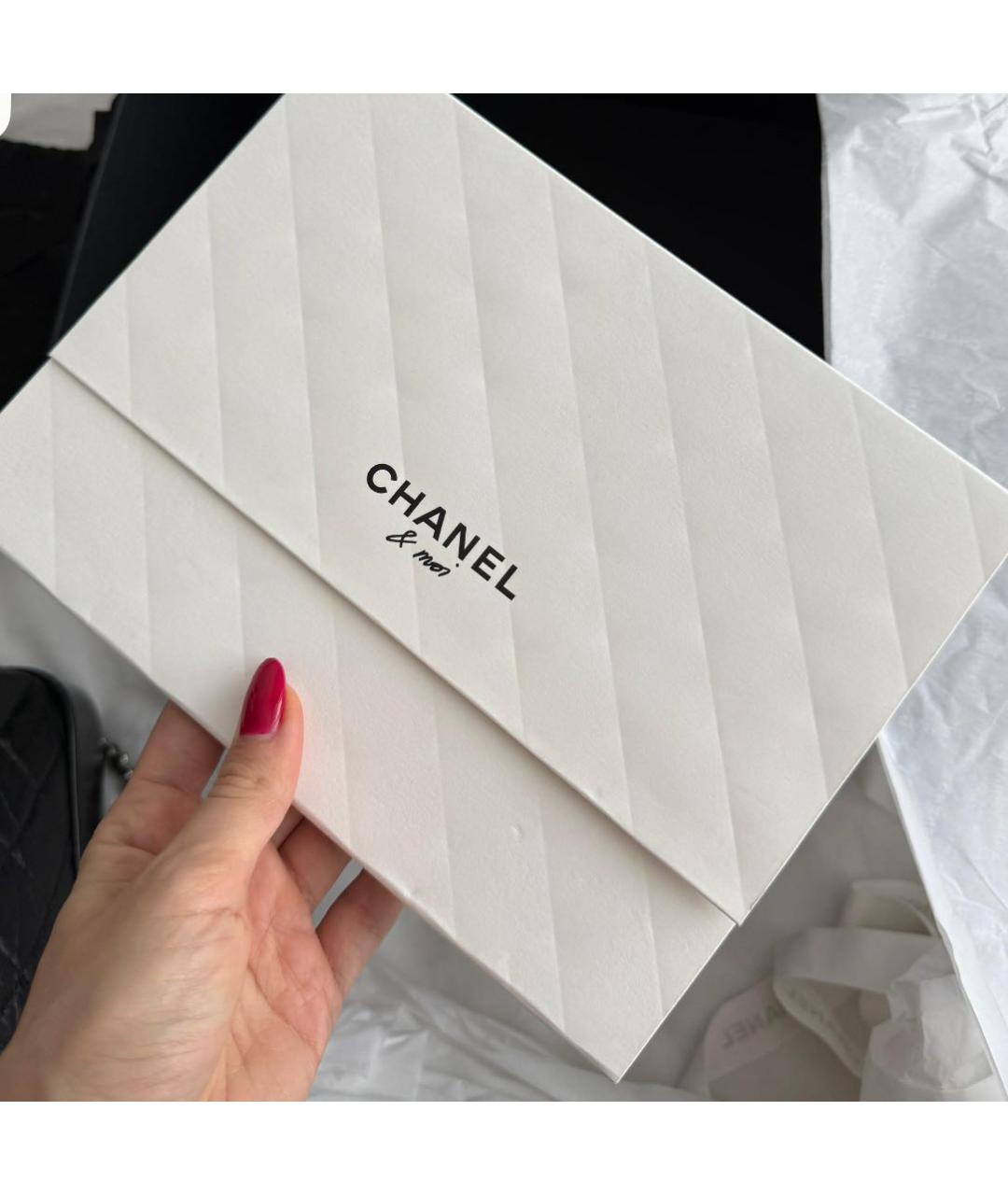 CHANEL Черный кожаный рюкзак, фото 5