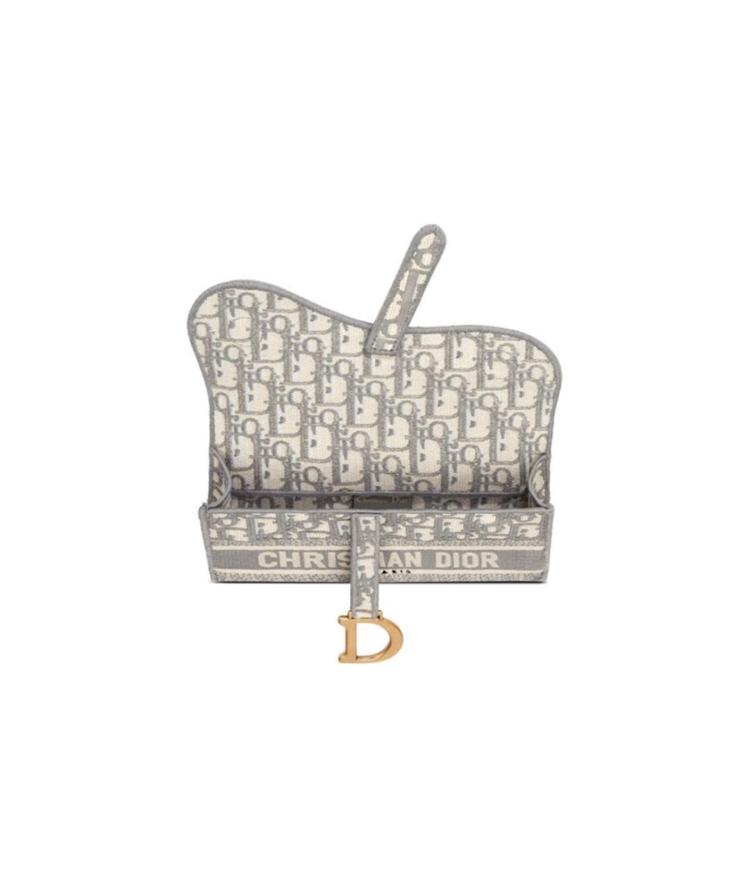 CHRISTIAN DIOR Серая сумка через плечо, фото 4