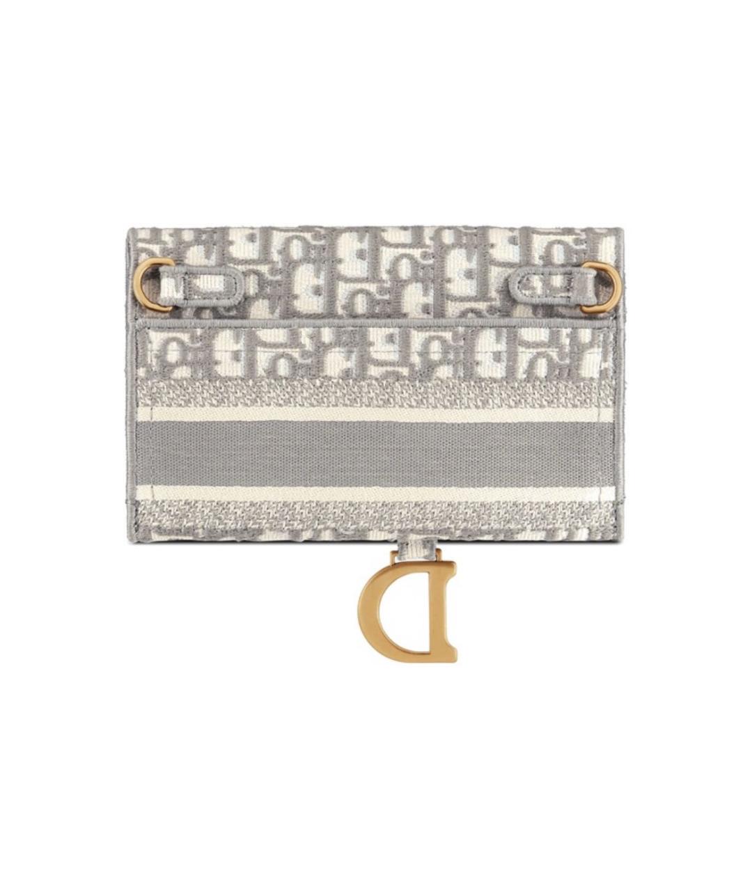 CHRISTIAN DIOR Серая сумка через плечо, фото 3