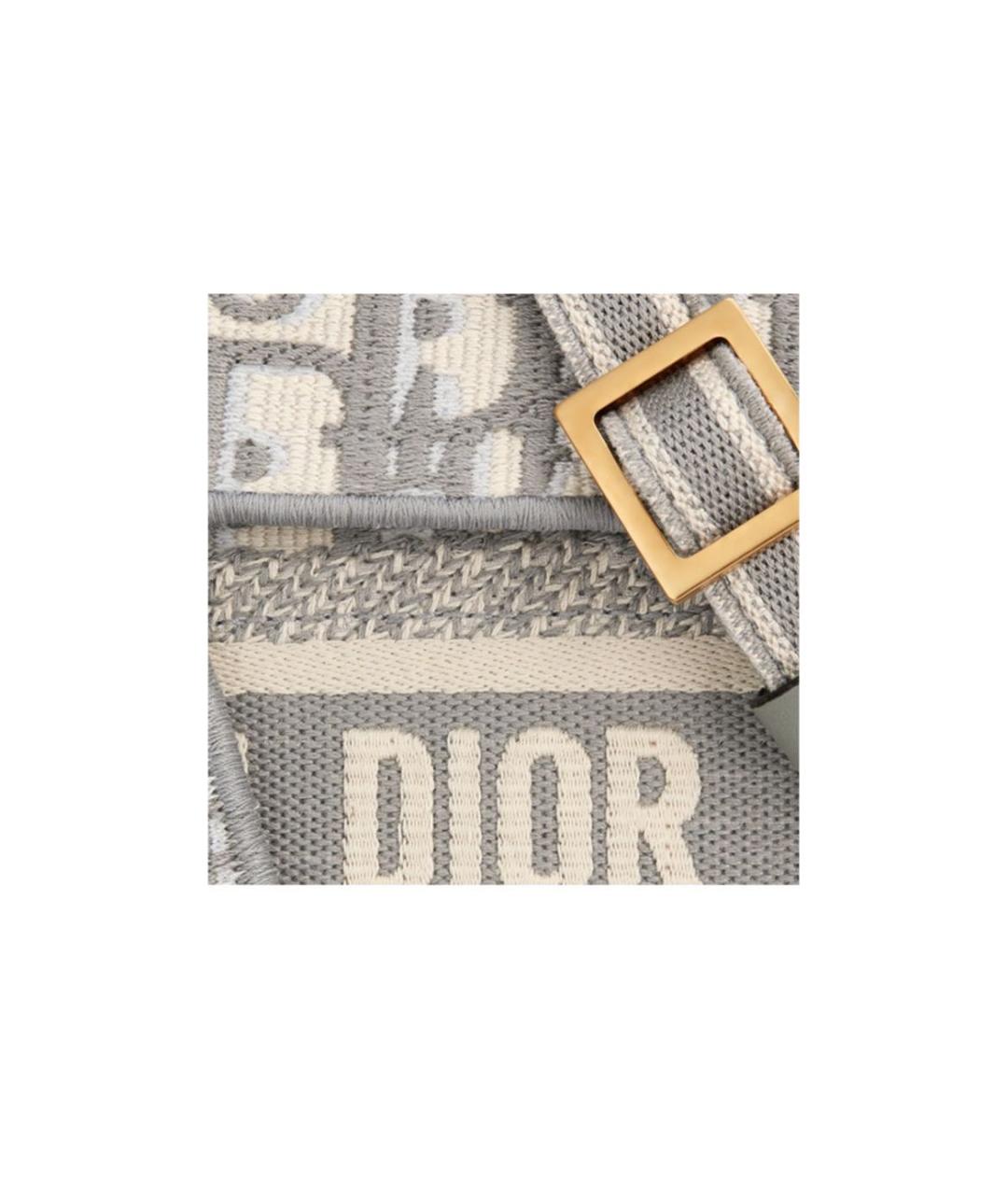 CHRISTIAN DIOR Серая сумка через плечо, фото 6