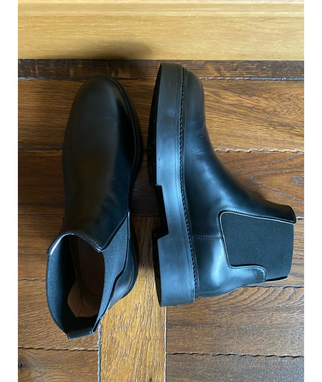SANTONI Антрацитовые кожаные ботинки, фото 6