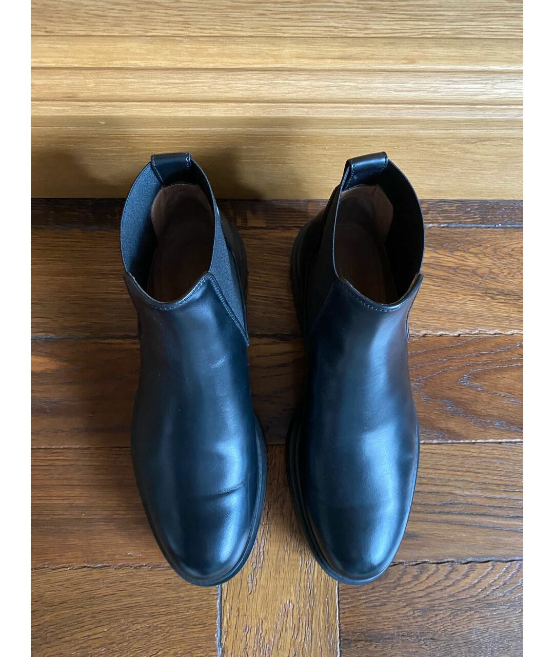 SANTONI Антрацитовые кожаные ботинки, фото 3