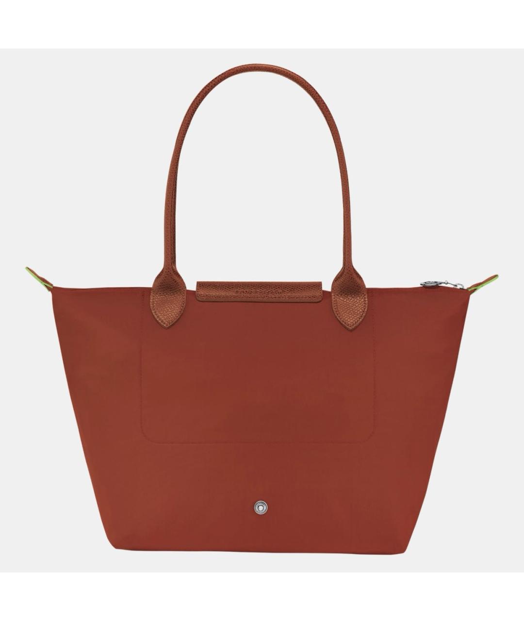 LONGCHAMP Коричневая тканевая сумка тоут, фото 5