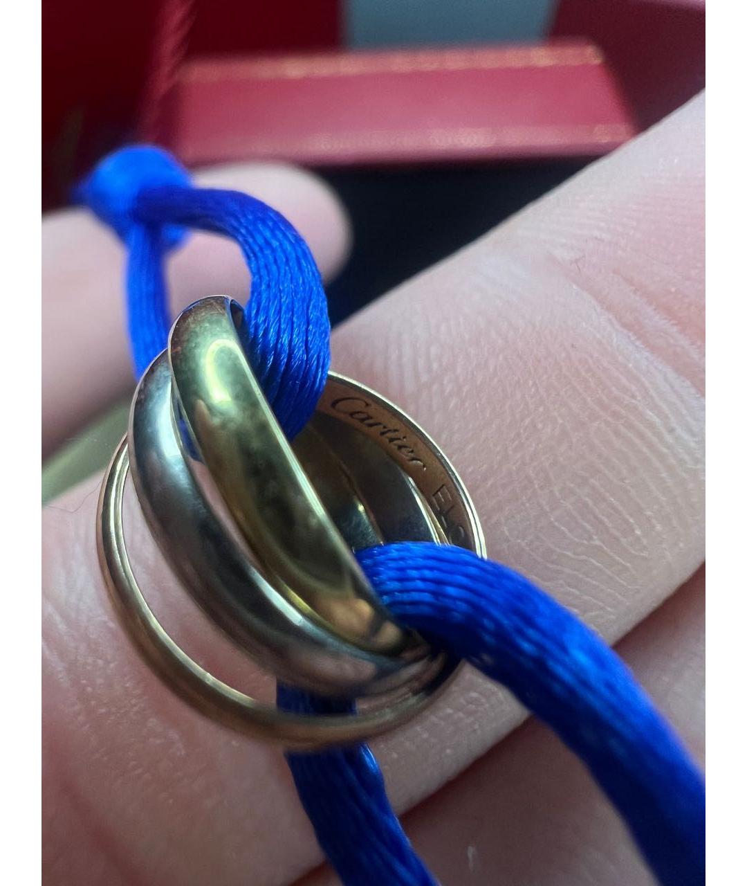 CARTIER Синий браслет из белого золота, фото 8