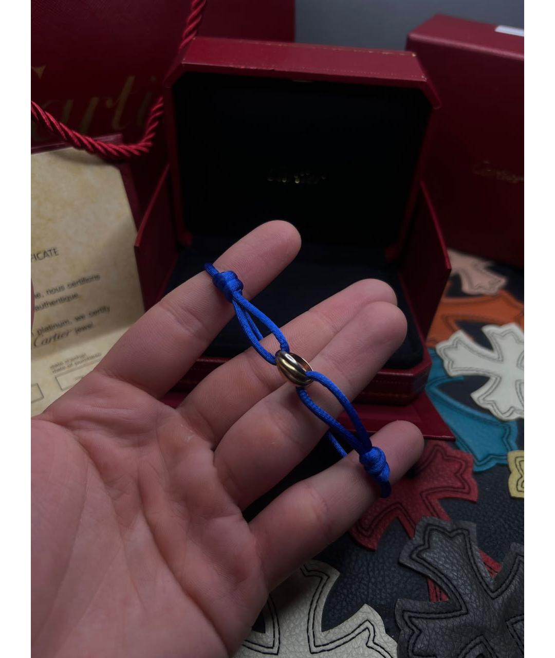 CARTIER Синий браслет из белого золота, фото 4