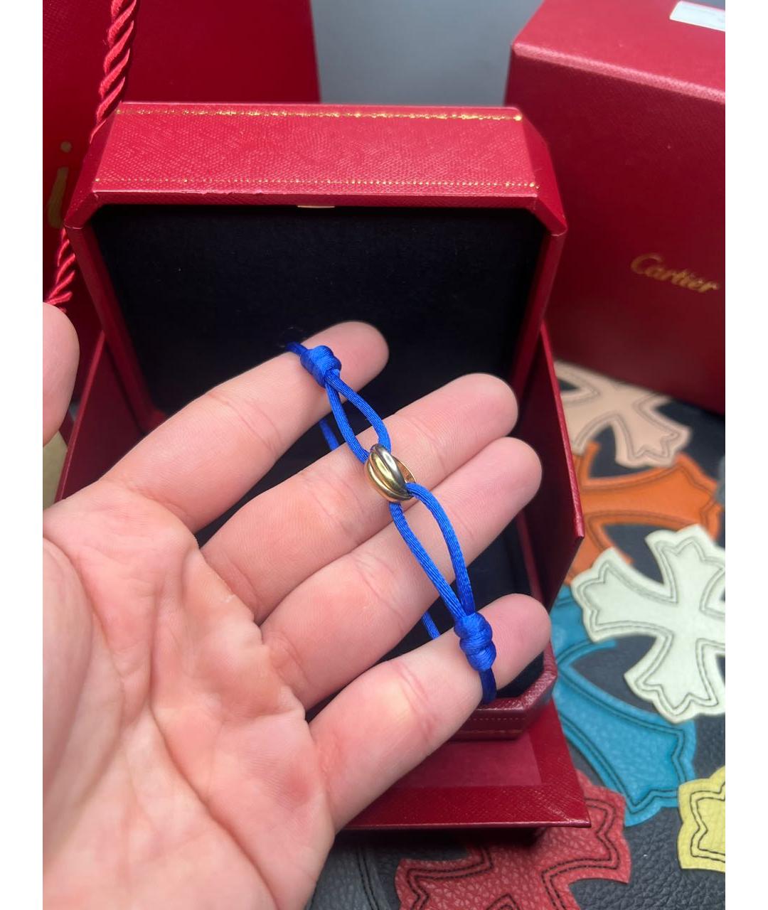 CARTIER Синий браслет из белого золота, фото 5