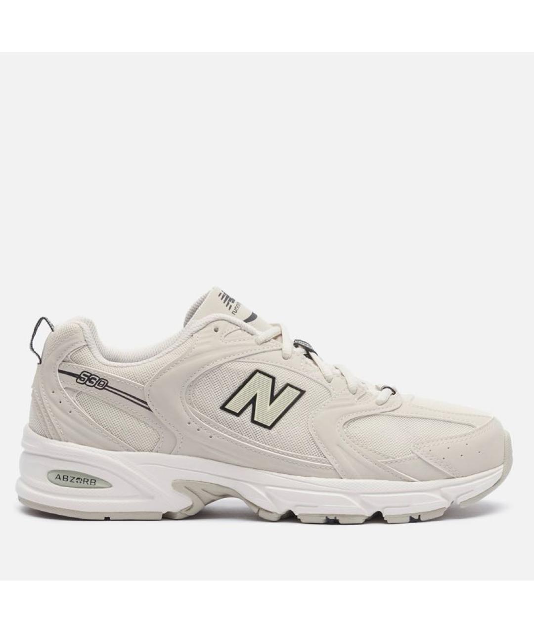 NEW BALANCE Бежевые текстильные кроссовки, фото 6