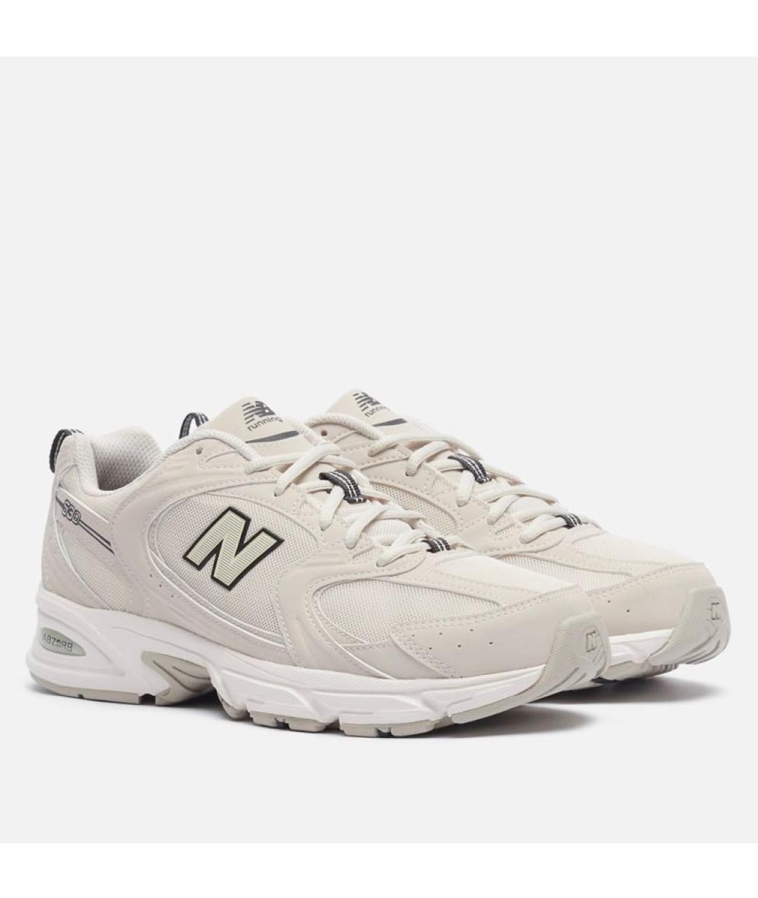 NEW BALANCE Бежевые текстильные кроссовки, фото 3