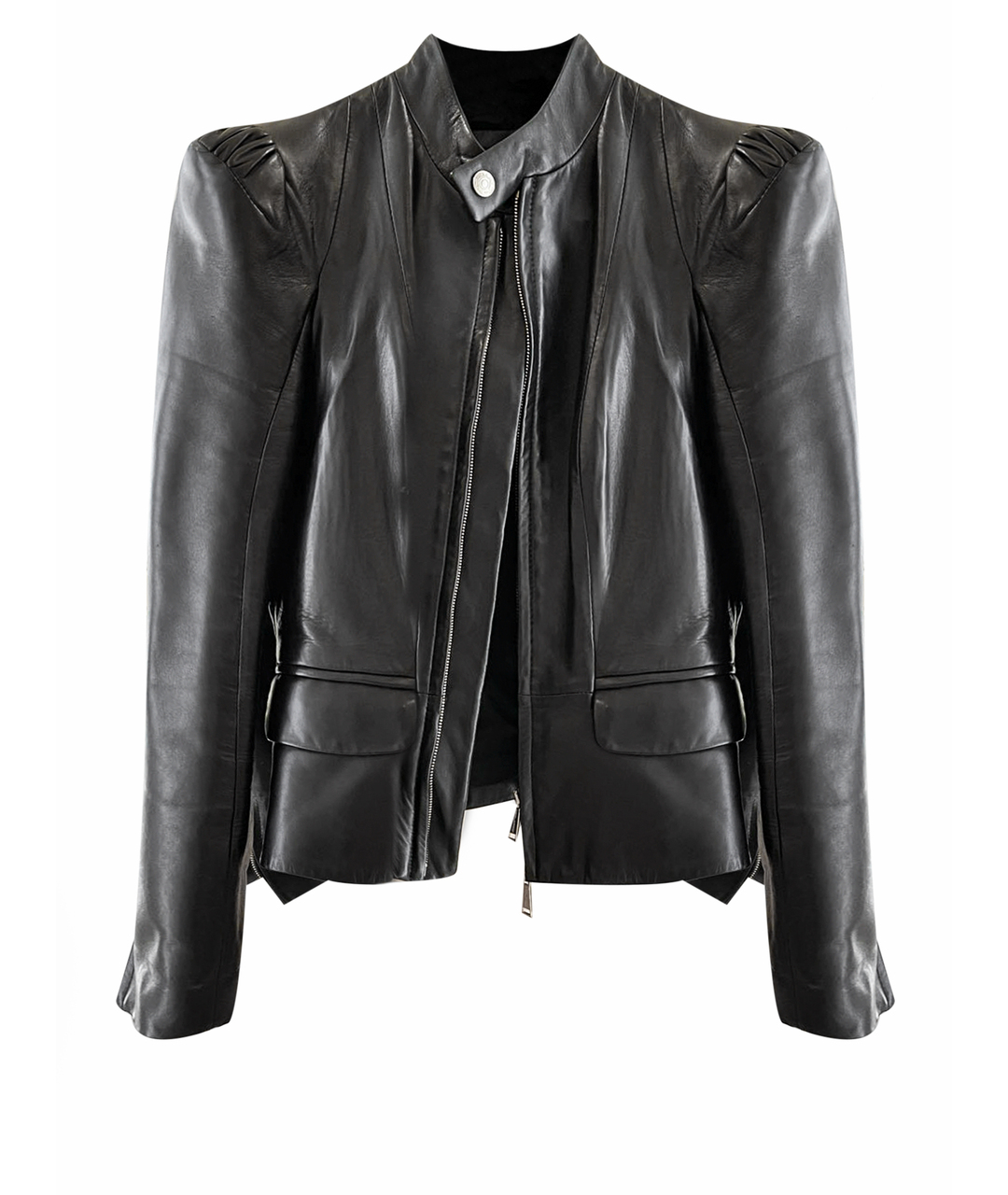 DSQUARED2 Черная кожаная куртка, фото 1