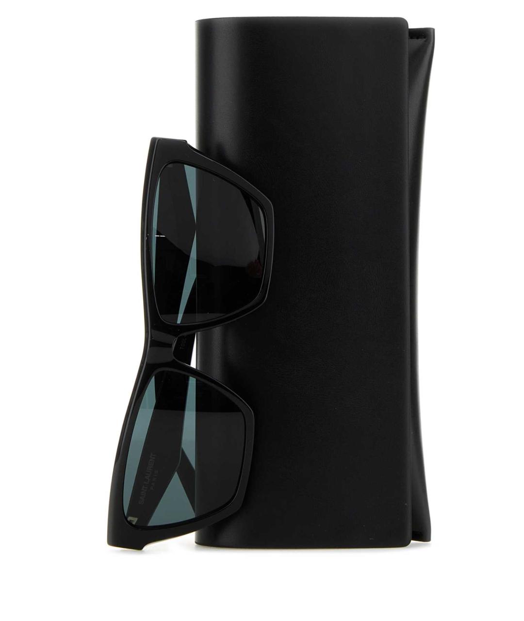 SAINT LAURENT Черные солнцезащитные очки, фото 3