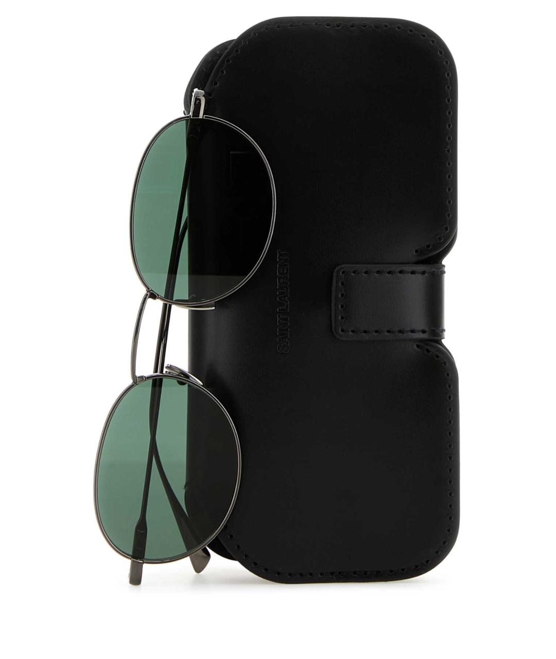 SAINT LAURENT Серебряные солнцезащитные очки, фото 3