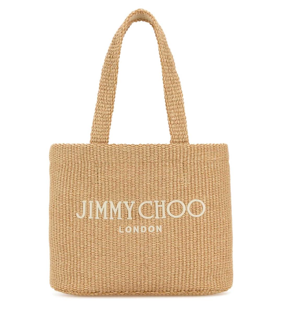 JIMMY CHOO Бежевая сумка тоут, фото 1