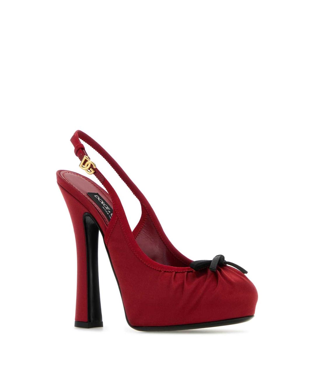 DOLCE&GABBANA Розовые текстильные туфли, фото 2