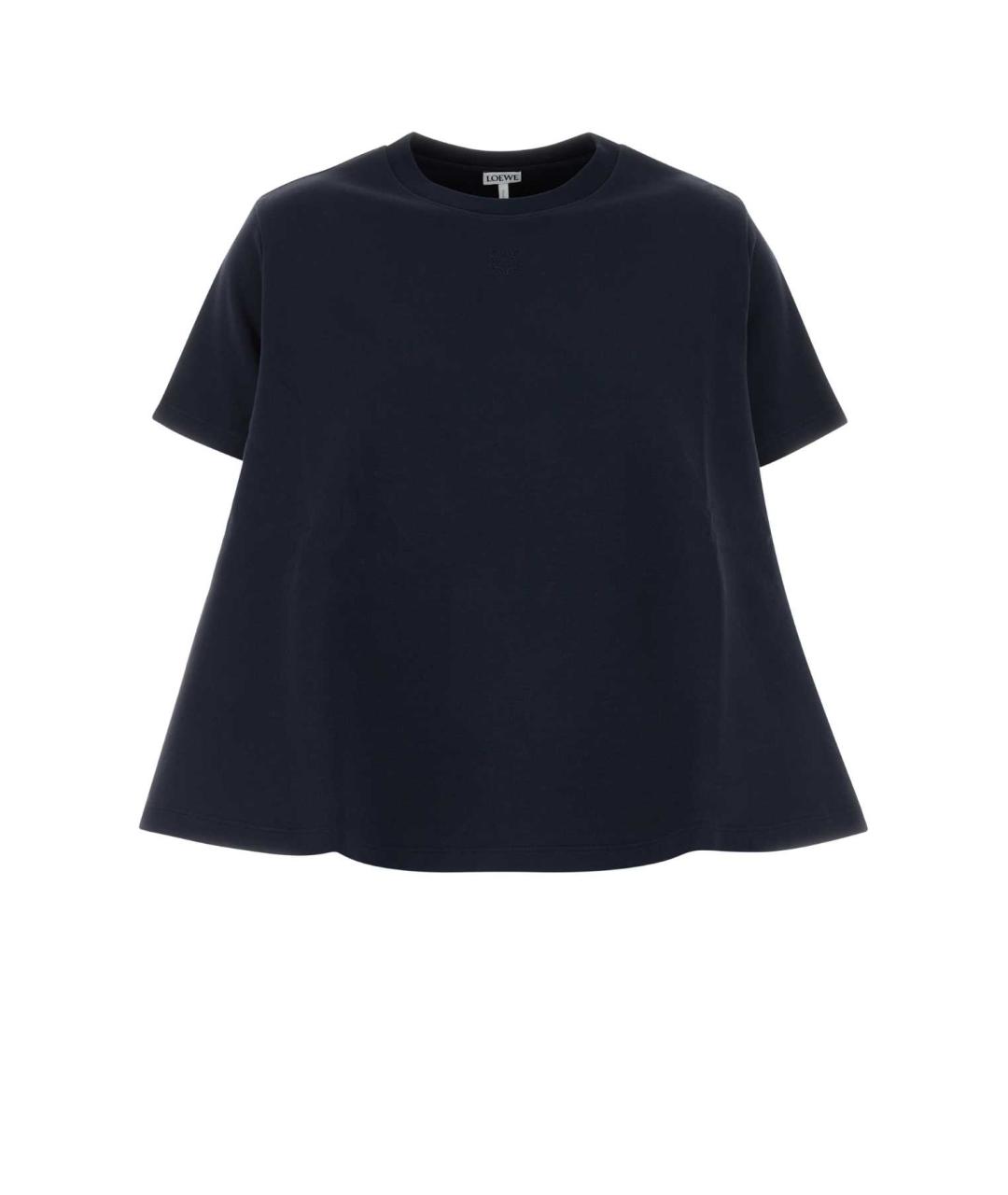 LOEWE Синяя хлопковая футболка, фото 1