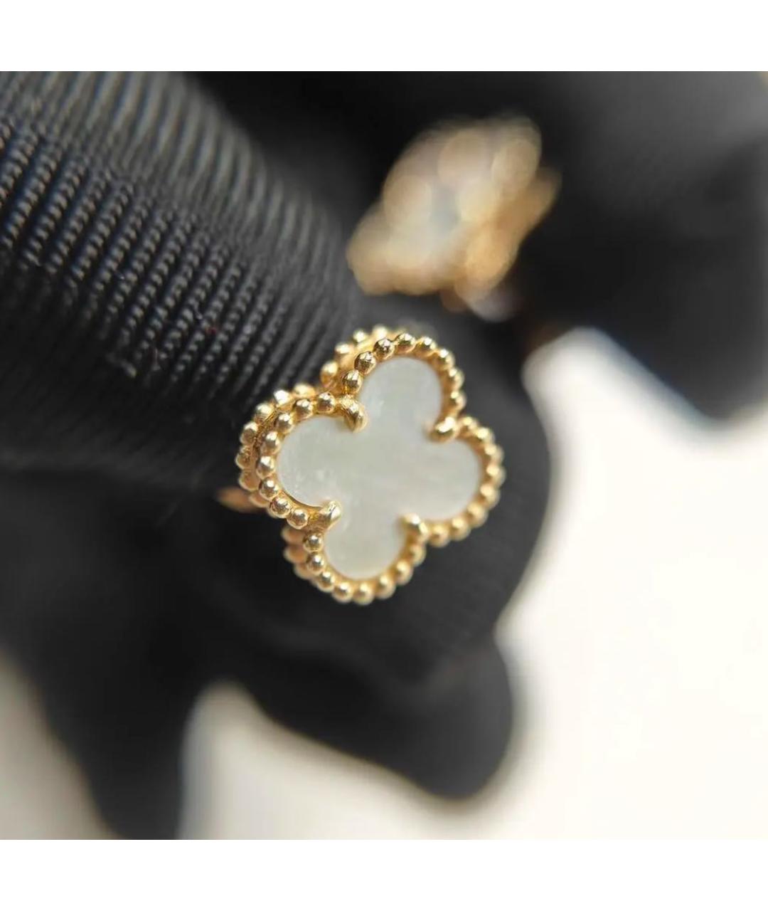 VAN CLEEF & ARPELS Золотые серьги из желтого золота, фото 2