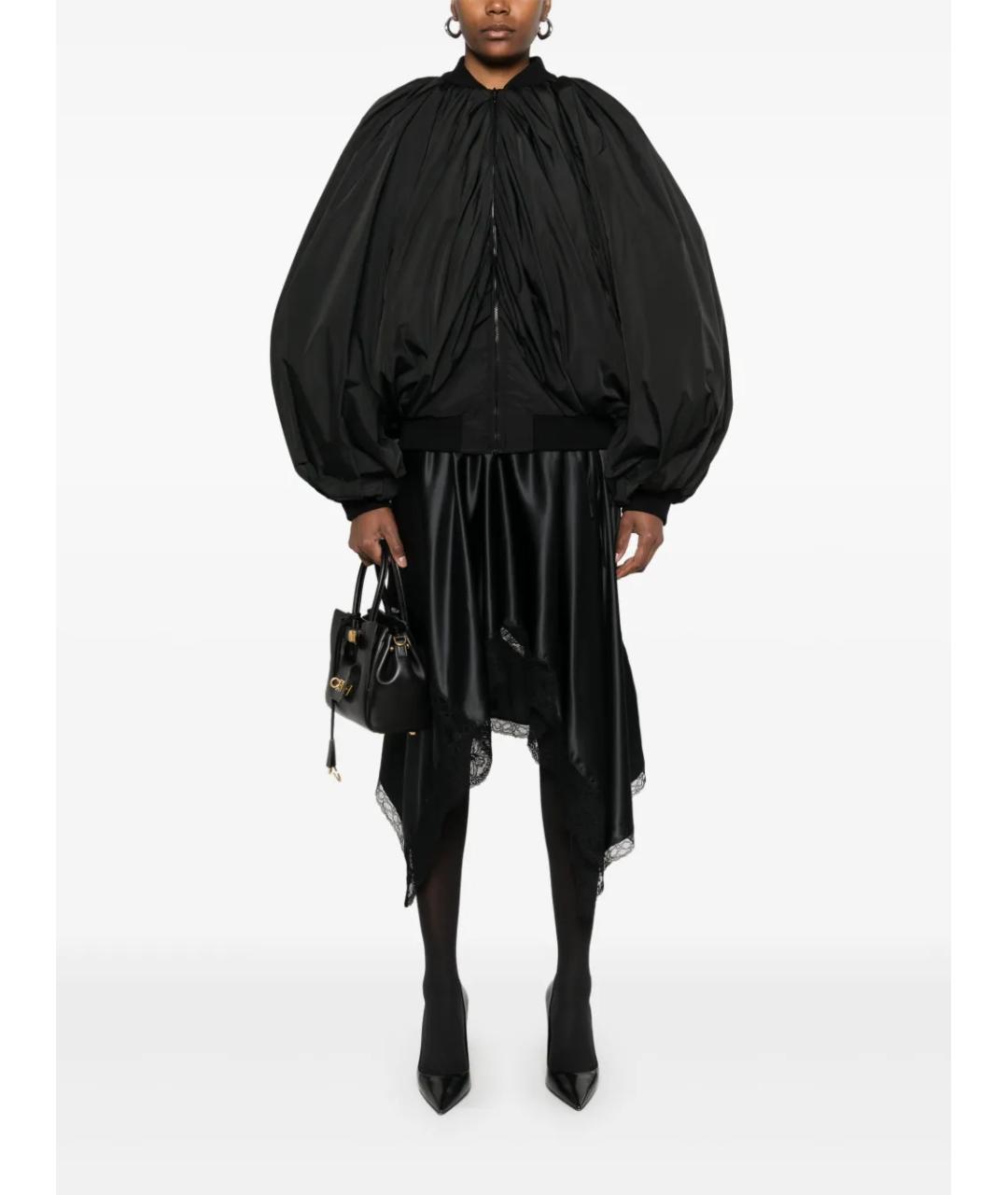 BALENCIAGA Черная полиэстеровая куртка, фото 2