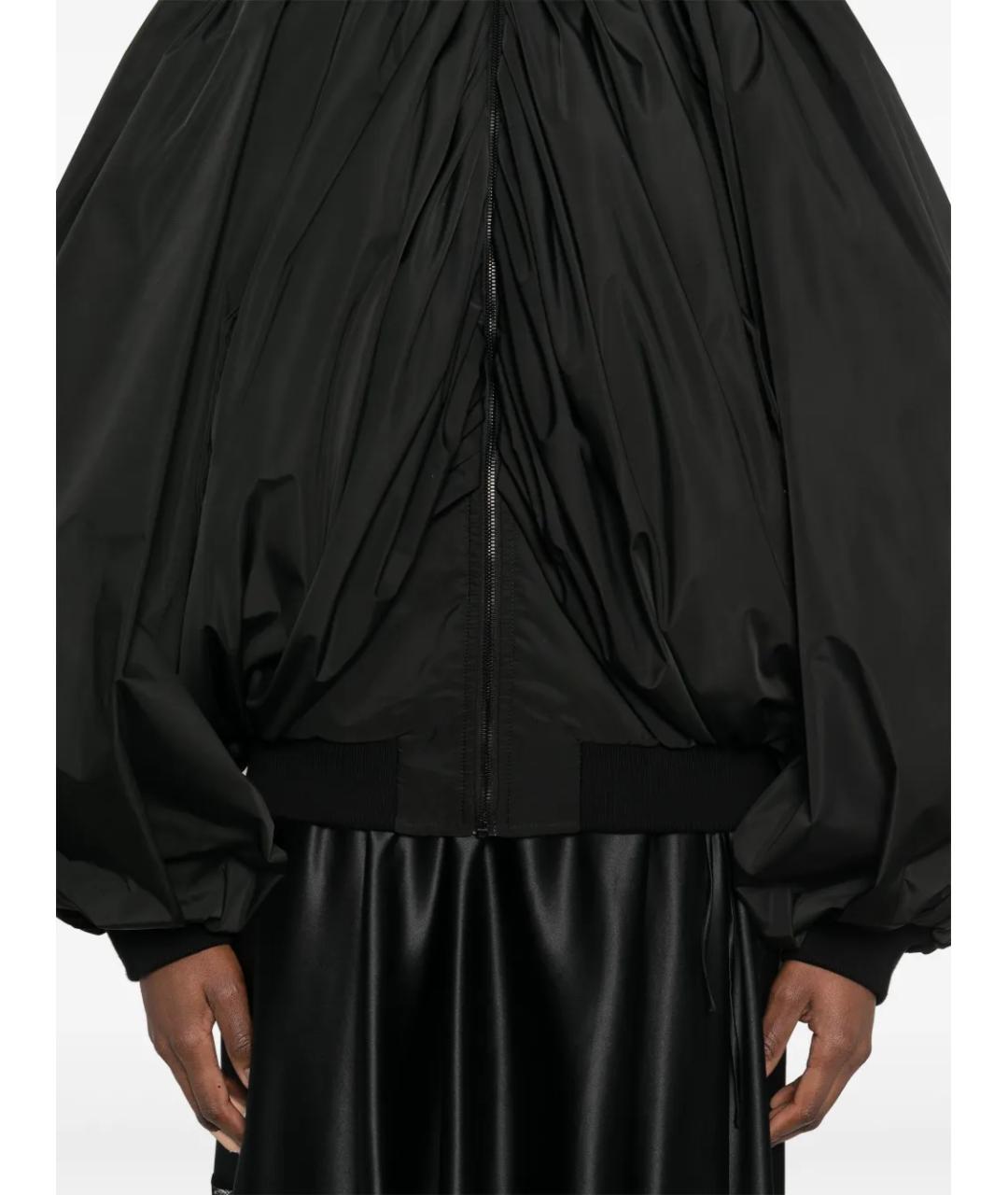 BALENCIAGA Черная полиэстеровая куртка, фото 5