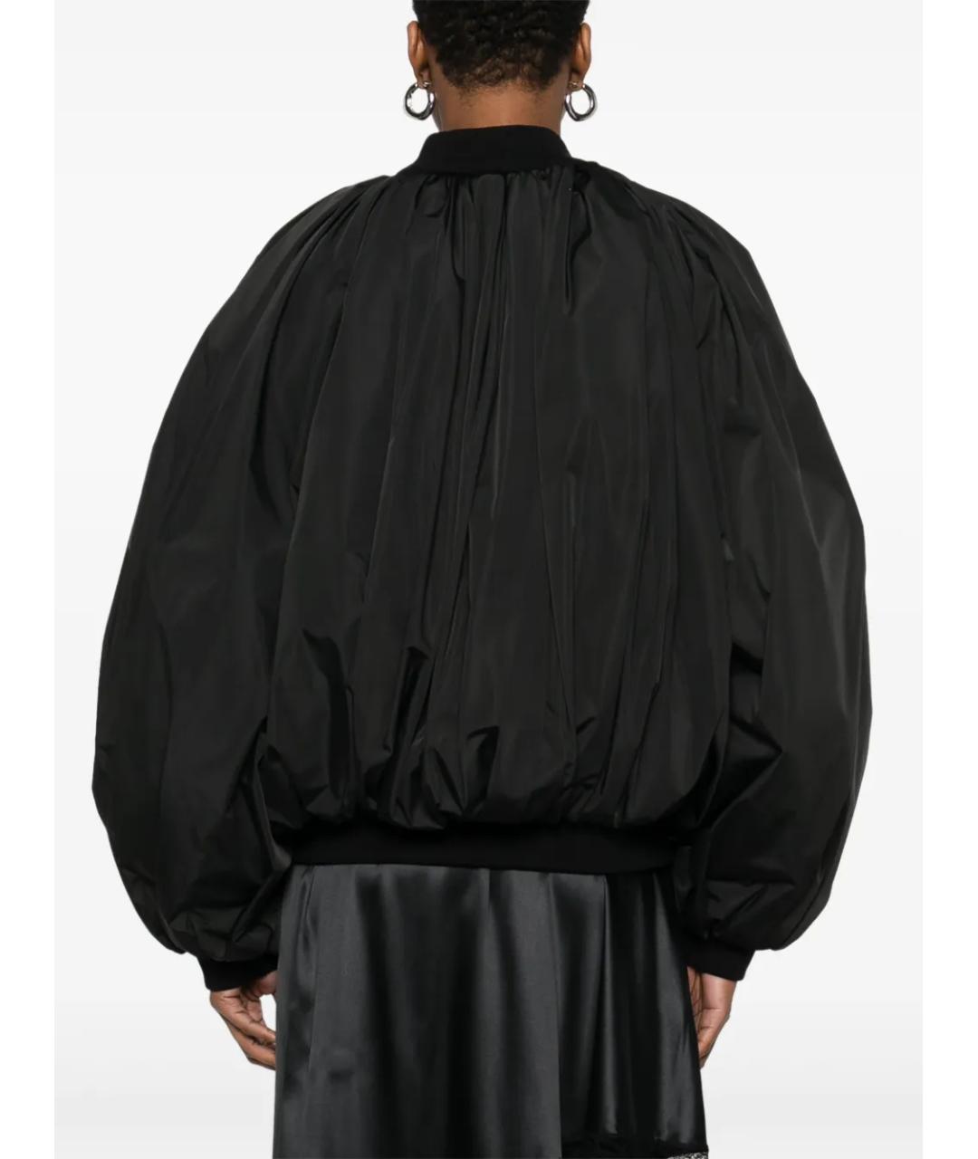 BALENCIAGA Черная полиэстеровая куртка, фото 4