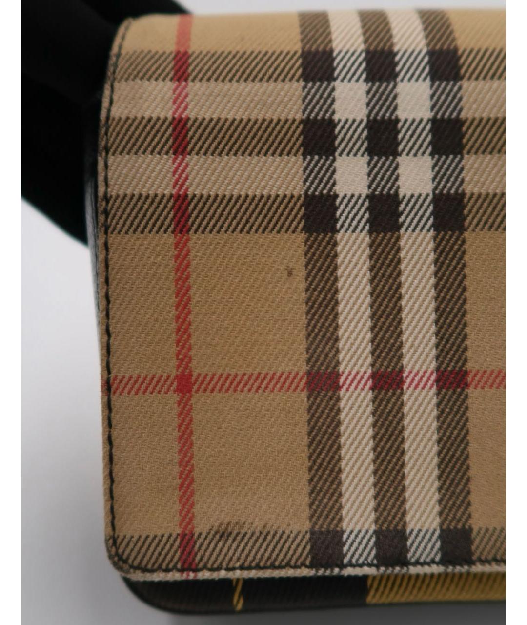BURBERRY Кожаная сумка через плечо, фото 6
