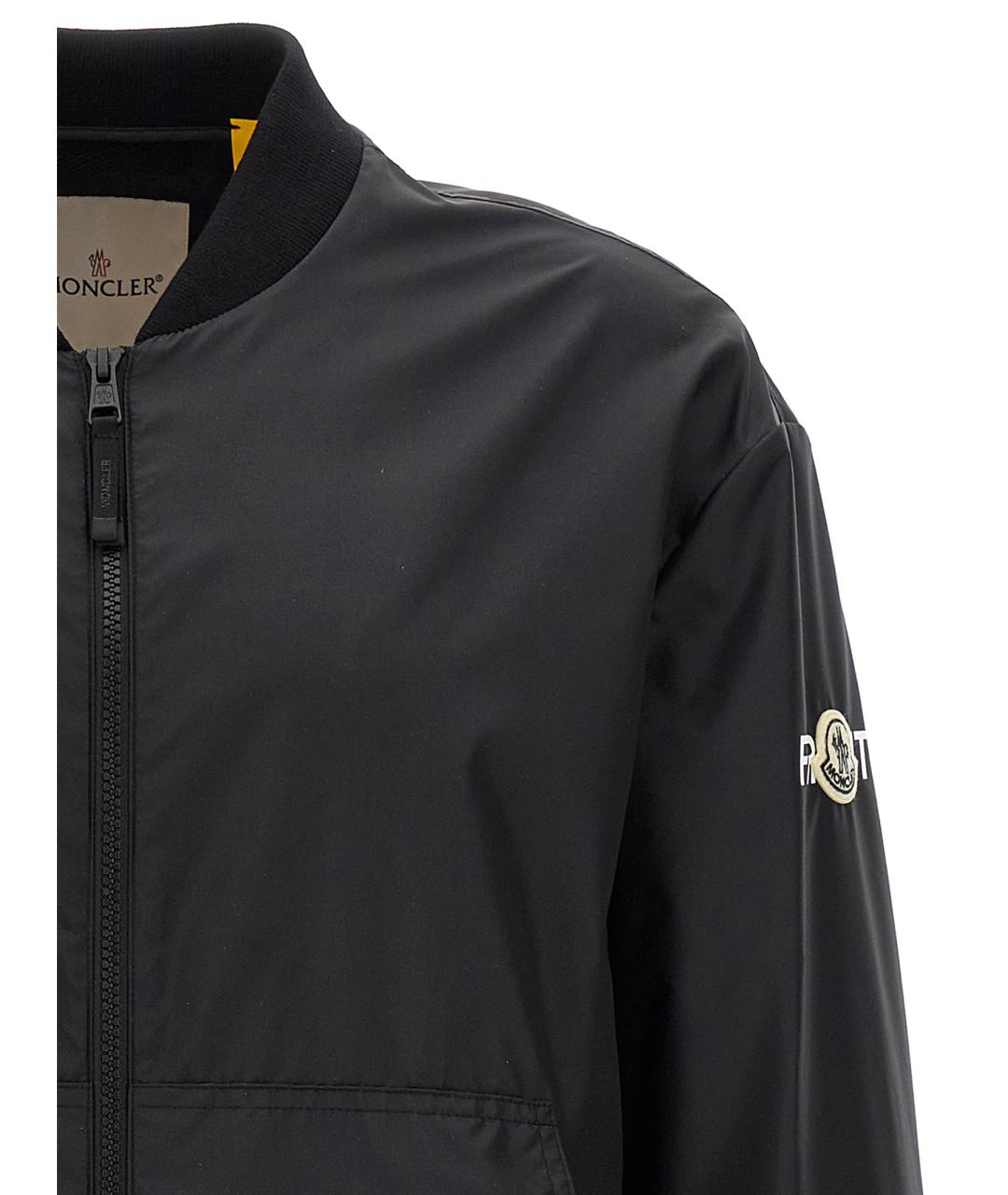 MONCLER Черная полиамидовая куртка, фото 3