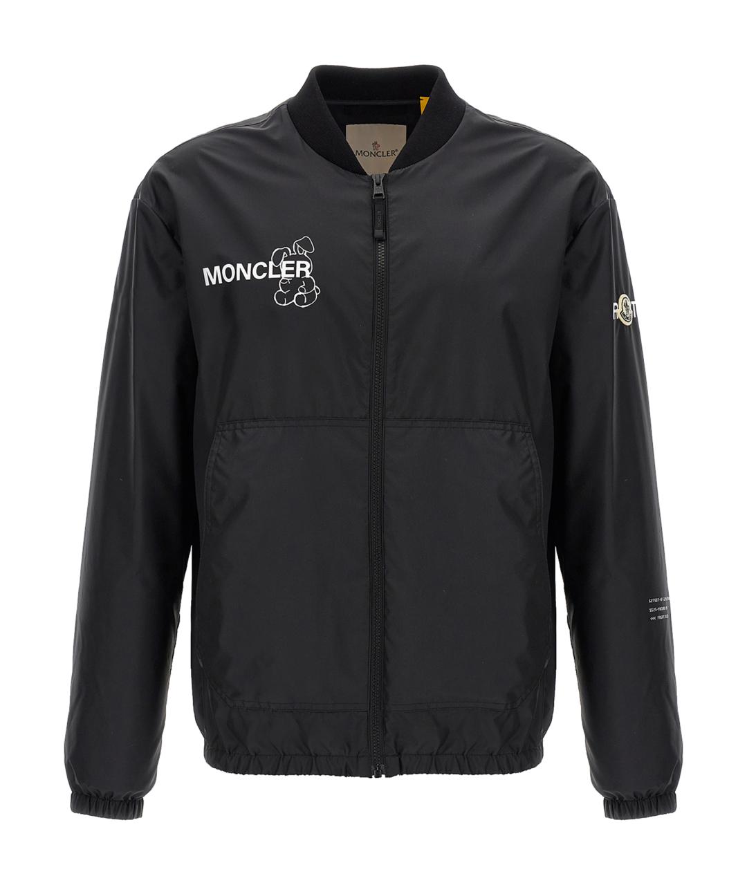 MONCLER Черная полиамидовая куртка, фото 1