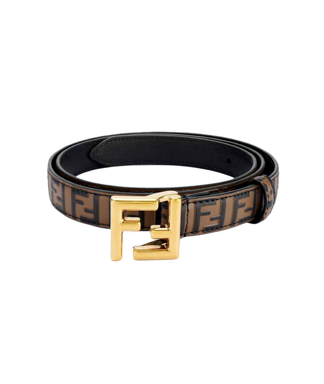 FENDI Коричневый ремень, фото 4