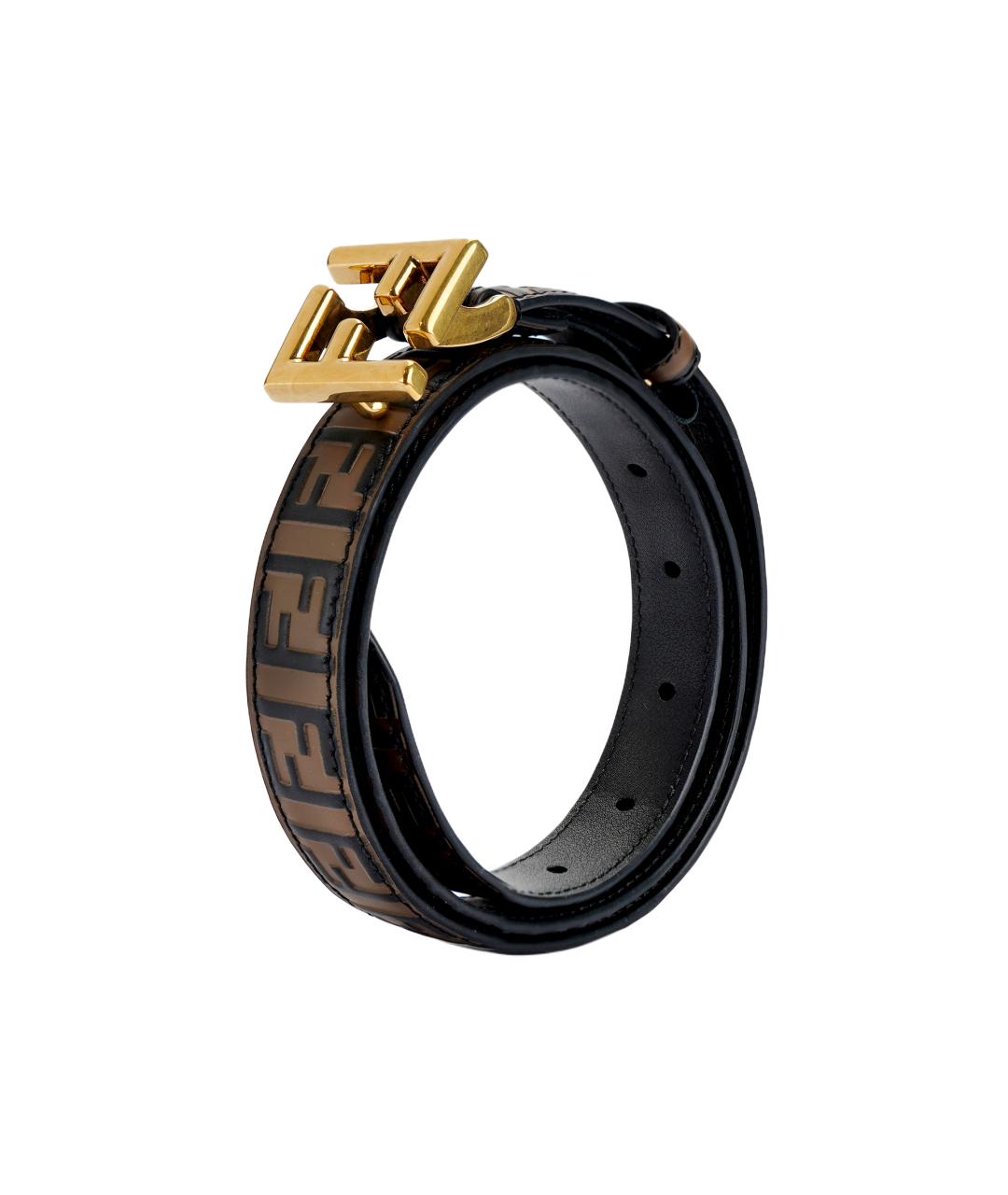 FENDI Коричневый ремень, фото 2