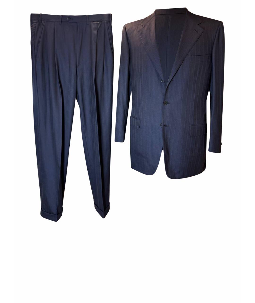 BRIONI Темно-синий классический костюм, фото 1