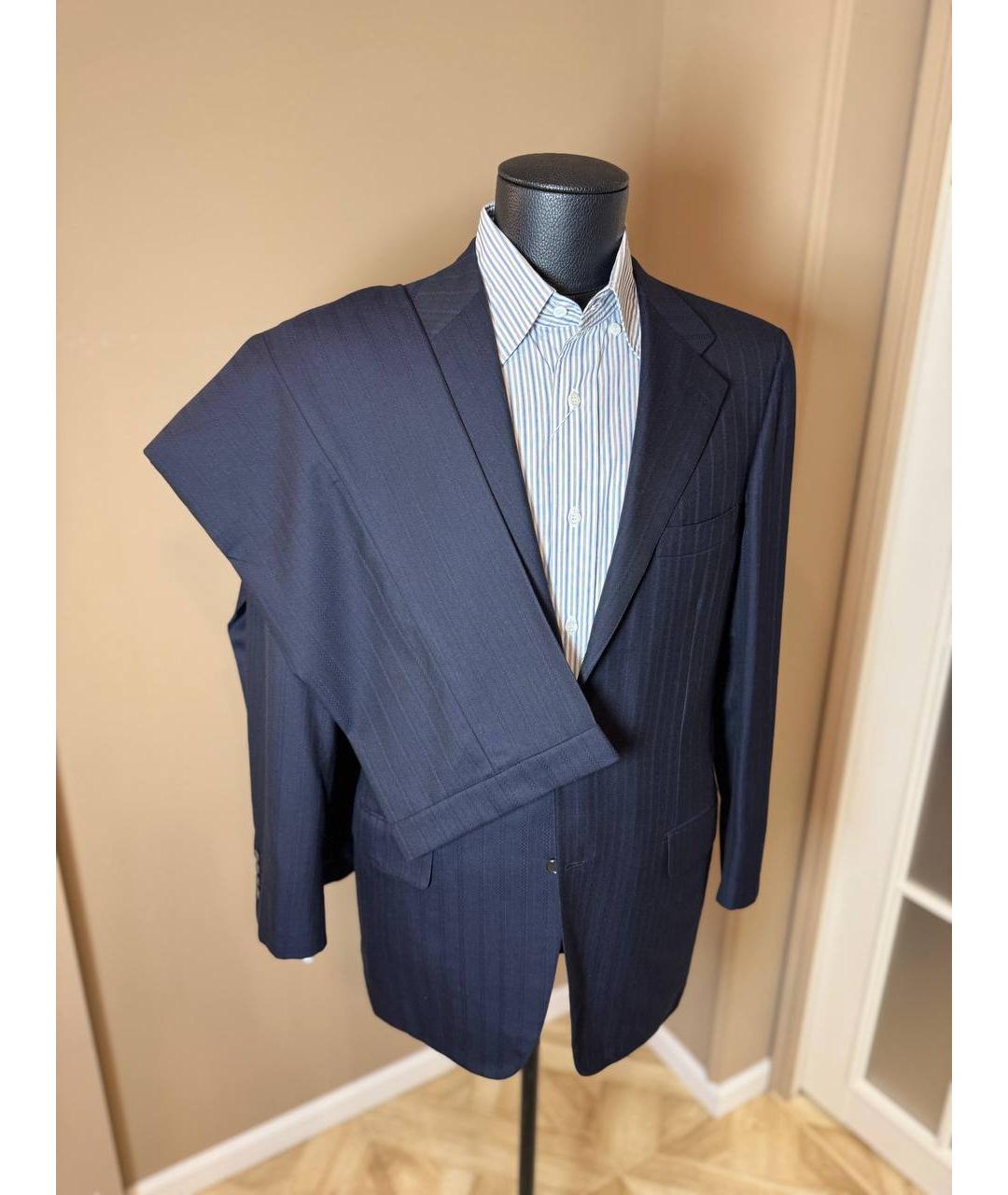 BRIONI Темно-синий классический костюм, фото 4