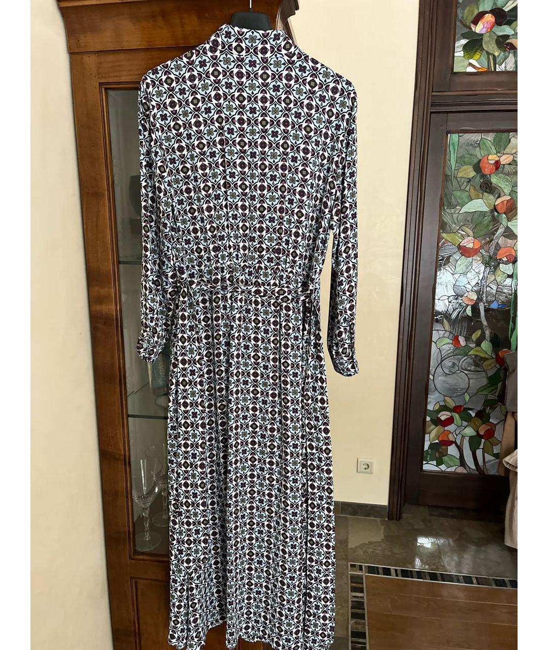WEEKEND MAX MARA Мульти вискозное повседневное платье, фото 2