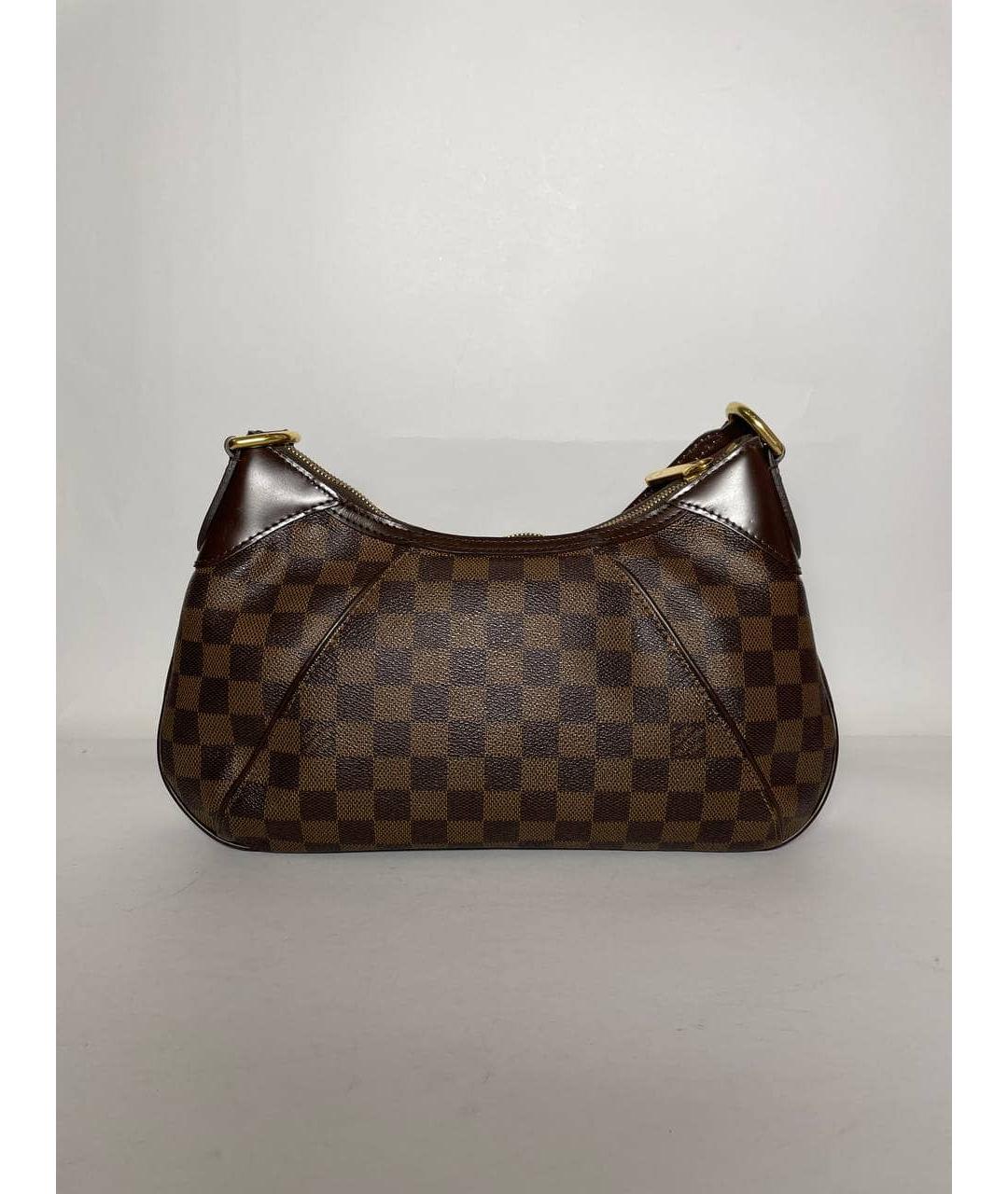 LOUIS VUITTON Коричневая сумка с короткими ручками, фото 3