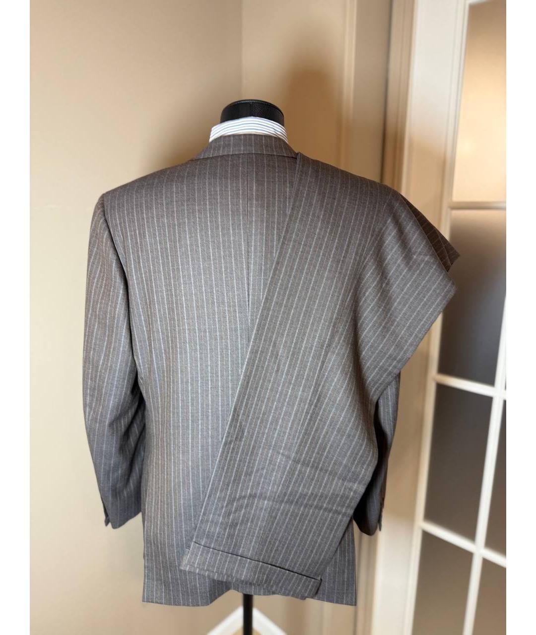 BRIONI Коричневый классический костюм, фото 4